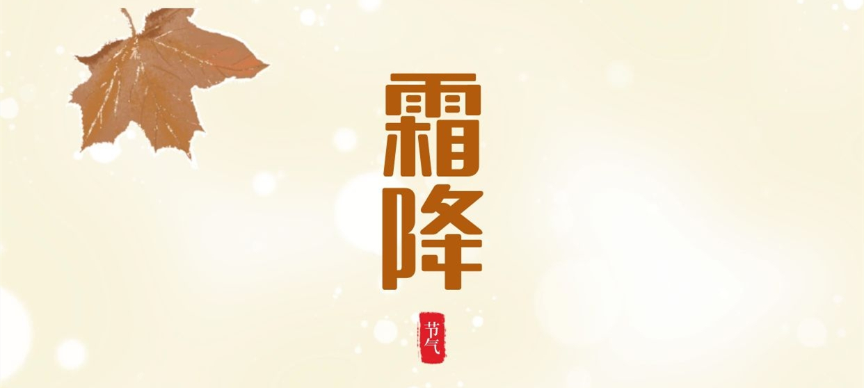 霜降 ▎秋色盡染霜華，歲月不負芳華